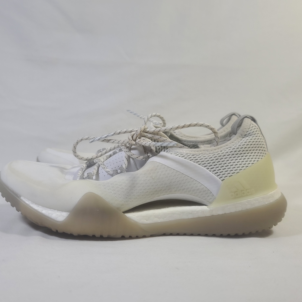 Adidas by Stella McCartney Women's Pureboost X TR 3.0 White Gray Shoes Size 8.5 - Picture 2 of 10